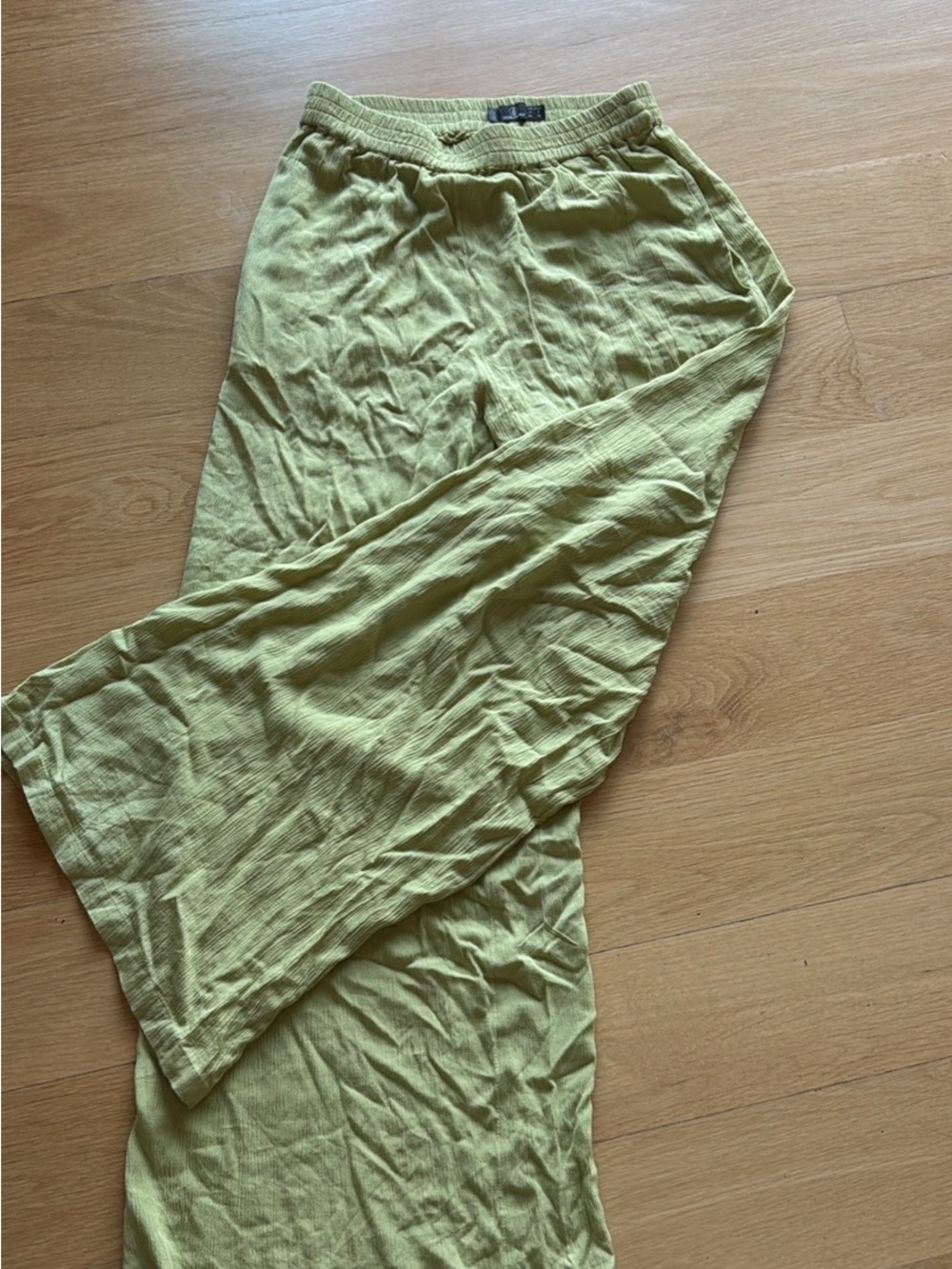 Volcom Light Green Wide Leg Pants